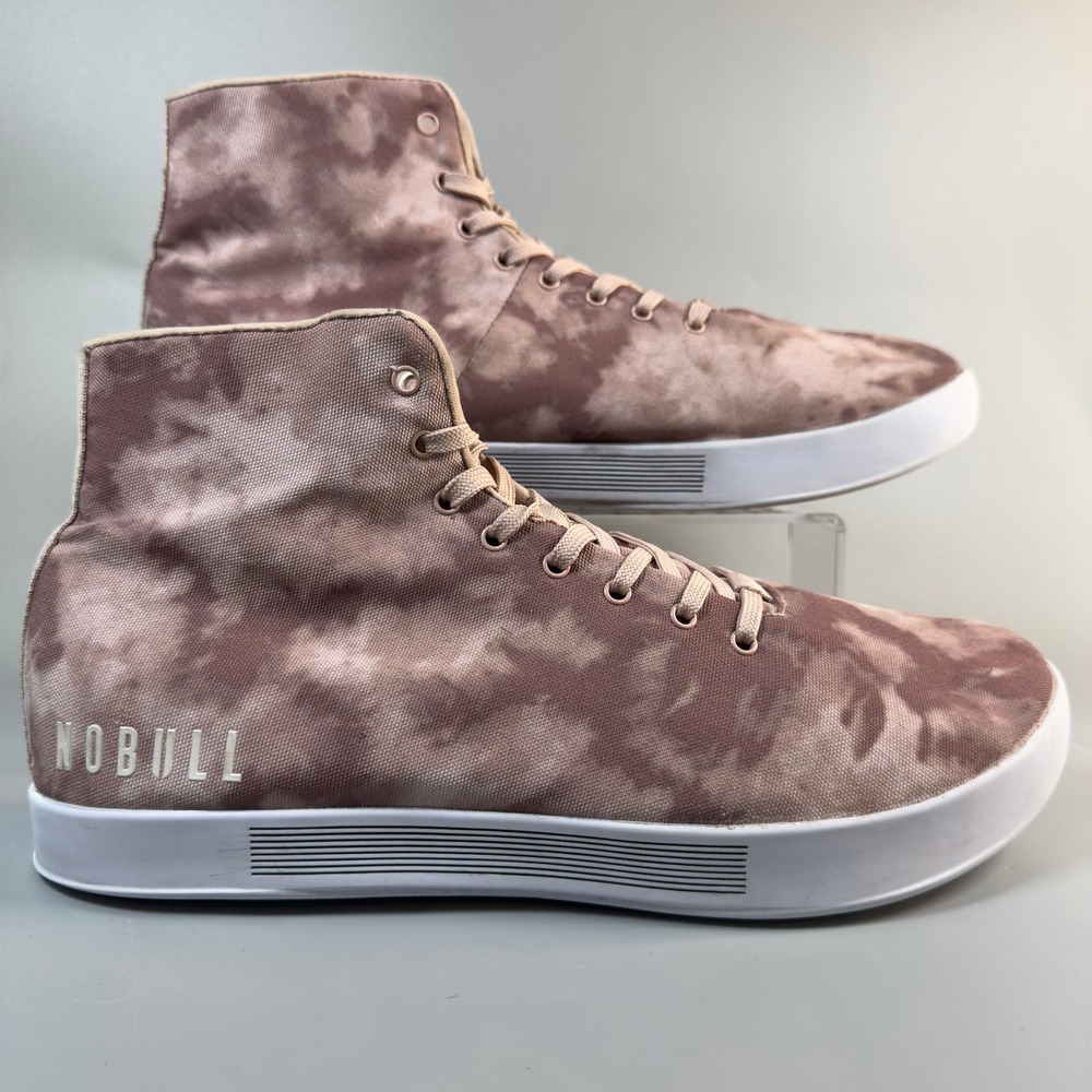 Nobull Project Tie Dye Mens 11 Gym Shoes High Lace‎ Up Canvas Training Sneakers